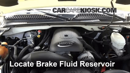 Add Brake Fluid: 1999-2007 Chevrolet Silverado 1500 - 2004 Chevrolet